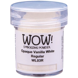 WOW! Embossing powder - Prägepulver - Opaque Vanilla White - Vanille Weiß