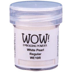 WOW! Embossing powder - Prägepulver - Pearlescents - White Pearl Regular - Weiße Perle