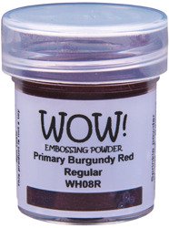 WOW! Embossing powder - Prägepulver - Primäres Burgunderrot