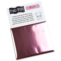 WOW Metallic Transfer Folie für Scrapbooking Decoupage 1mx10.1cm, Blush - rosa