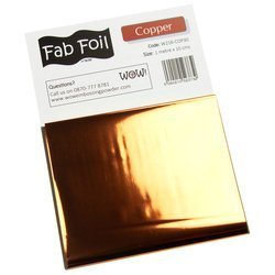 WOW Metallic Transfer Folie für Scrapbooking Decoupage 1mx10.1cm, Bright Copper