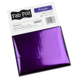 WOW Metallic Transfer Folie für Scrapbooking Decoupage 1mx10.1cm, Purple - lila