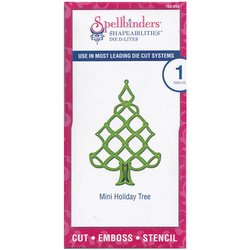 Wykrojnik-Spelbinders -Mini Holiday Tree / choinka