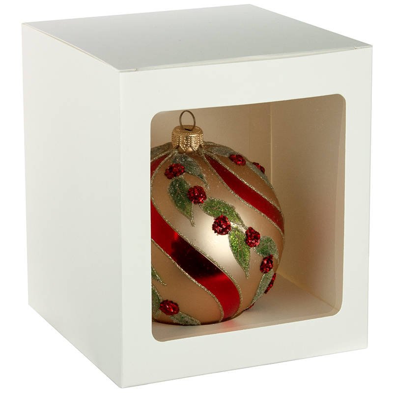 *~ Weihnachtsbaumkugeln dekorativer Schachtel   4 *~* 