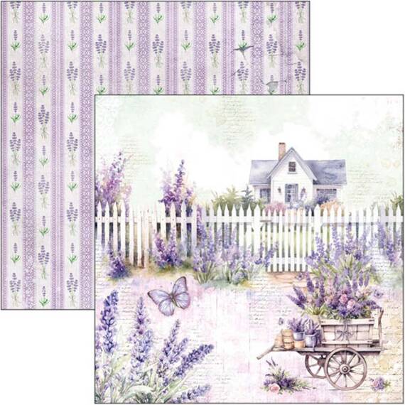  CIAO BELLA Satz 11Stk 20x20cm doppelseitigen Scrapbooking Papier - Morning in Provence