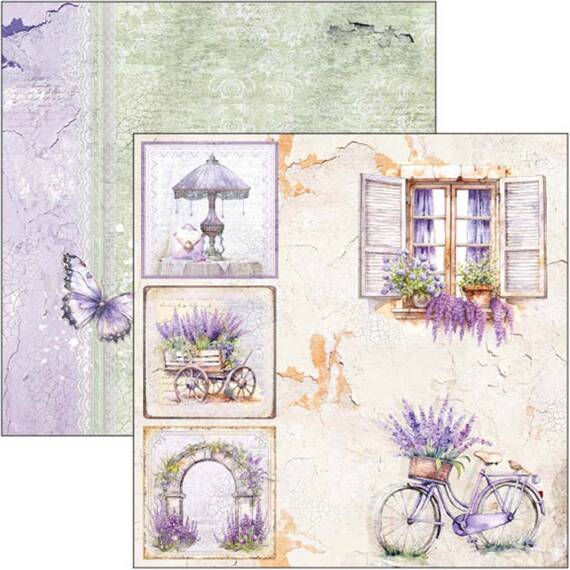  CIAO BELLA Satz 11Stk 20x20cm doppelseitigen Scrapbooking Papier - Morning in Provence