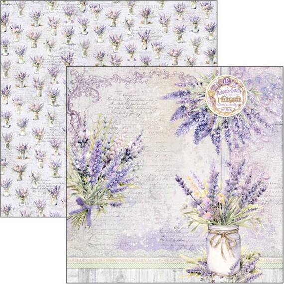  CIAO BELLA Satz 11Stk 20x20cm doppelseitigen Scrapbooking Papier - Morning in Provence