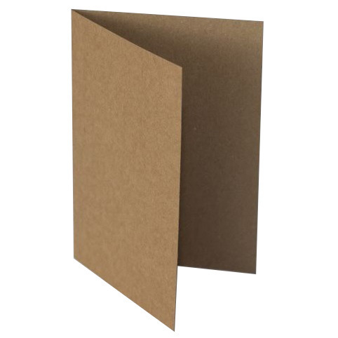  RzP - Leere Kartenbasis - Blanko Karte zum Basteln - C6 11,4x16,2cm horizontal - Kraft 