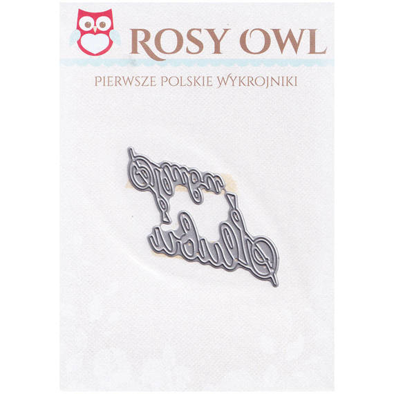  Stanzform Präge Stanzschablone Cutting Die - Rosy Owl - Ślubu