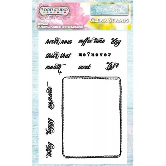 7 DOTS STUDIO Transparent Stempel Motivstempel Clear Stamp - Verano Azul 