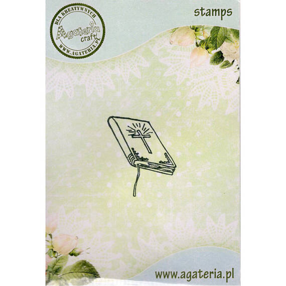 AGATERIA - Transparent Stempel Motivstempel Clear Stamp - Bible, Bibel 