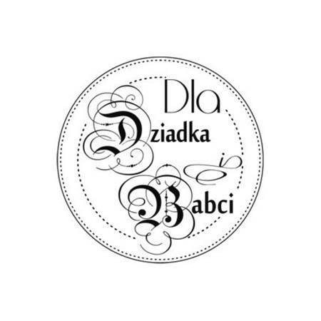 AGATERIA - Transparent Stempel Motivstempel Clear Stamp - Dla Dziadka i Babci -Untertitel PL Kreis