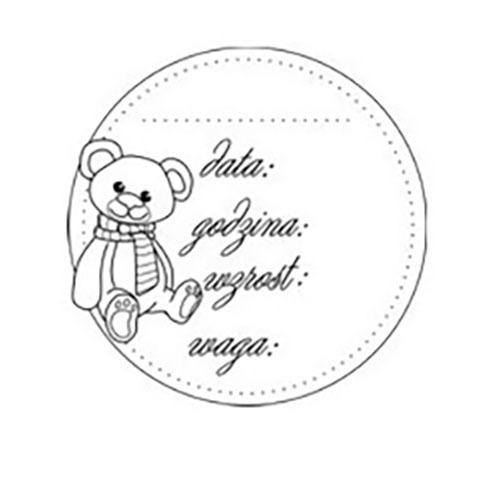 AGATERIA - Transparent Stempel Motivstempel Clear Stamp - Metriken Untertitel PL