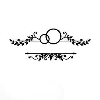 AGATERIA - Transparent Stempel Motivstempel -  Wedding decoration, rings,  Hochzeitsdekoration, Ringe 