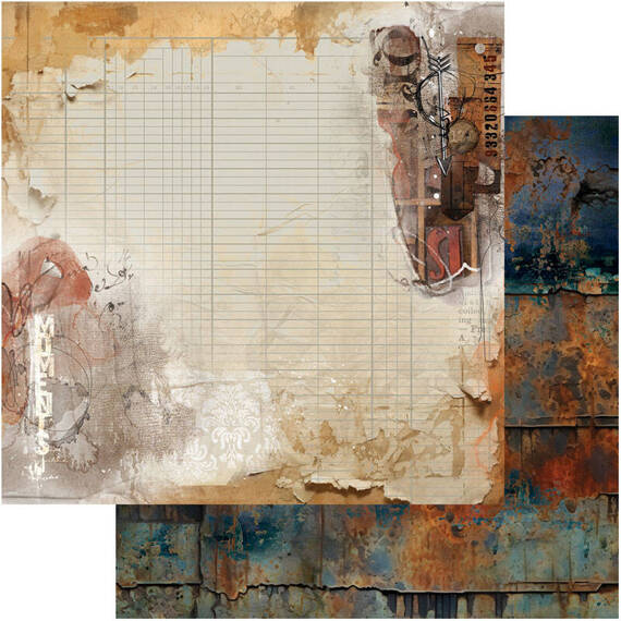 ALCHEMY OF ART 24Blatt 15x15cm doppelseitig Scrapbooking Papier, The Men's World