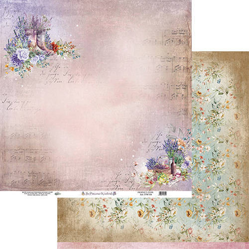 ALCHEMY OF ART 6Blatt 30x30cm doppelseitig Scrapbooking Papier 250g, The Provence Weekend