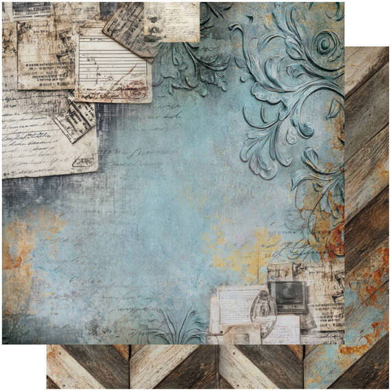 ALCHEMY OF ART 6Blatt 30x30cm doppelseitig Scrapbooking Papier, Adventure Men