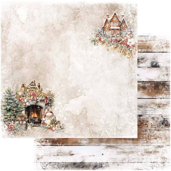 ALCHEMY OF ART 6Blatt 30x30cm doppelseitig Scrapbooking Papier, Ho Ho Ho