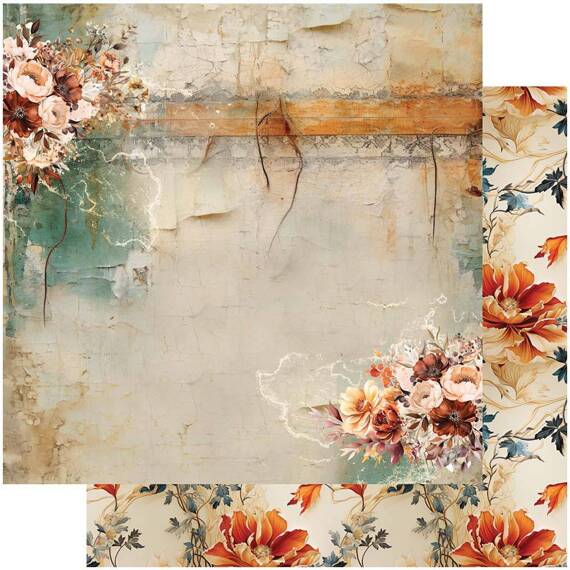 ALCHEMY OF ART 6Blatt 30x30cm doppelseitig Scrapbooking Papier, In Autumn Colors