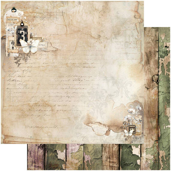 ALCHEMY OF ART 6Blatt 30x30cm doppelseitig Scrapbooking Papier, Natural beautiful