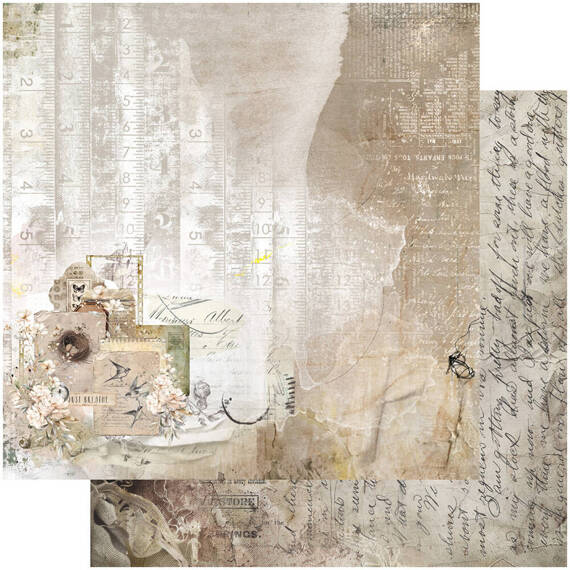 ALCHEMY OF ART 6Blatt 30x30cm doppelseitig Scrapbooking Papier, Natural beautiful