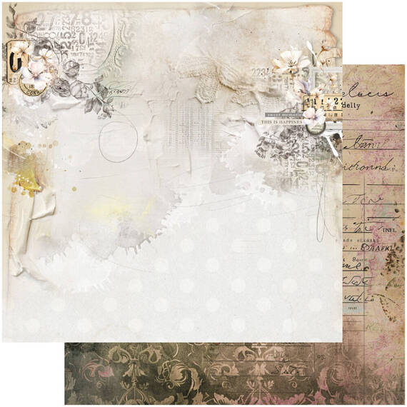 ALCHEMY OF ART 6Blatt 30x30cm doppelseitig Scrapbooking Papier, Natural beautiful