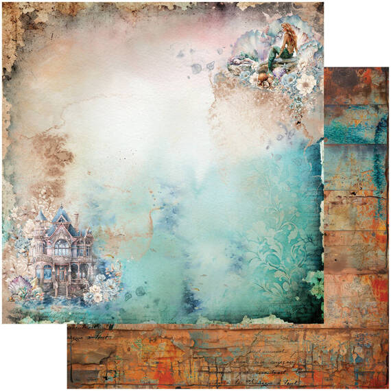 ALCHEMY OF ART 6Blatt 30x30cm doppelseitig Scrapbooking Papier, Underwater World