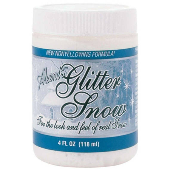 ALEENE'S Glitter Snow - Schneepaste Kunst-Schnee Deko-Schnee mit Glitter