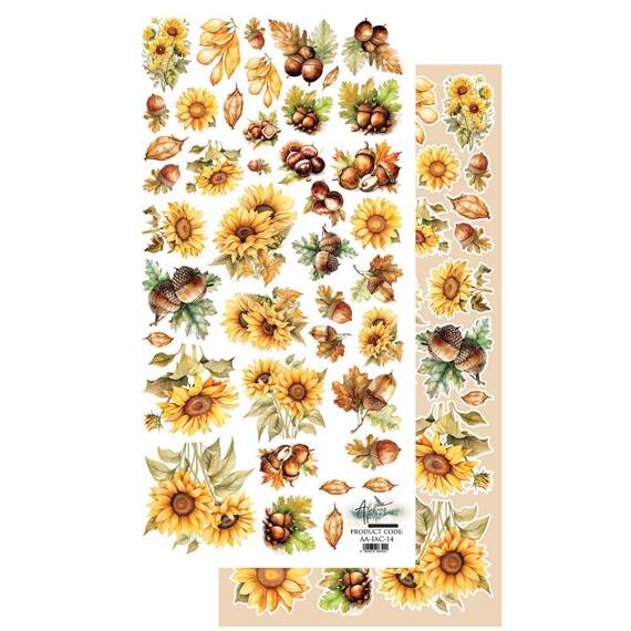 ART ALCHEMY 15x30cm doppelseitig Scrapbooking Papier 250g, In Autumn Colors