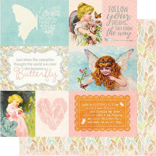 AUTHENTIQUE 30x30cm doppelseitig Scrapbooking Design Papier, Dreamy DRE006