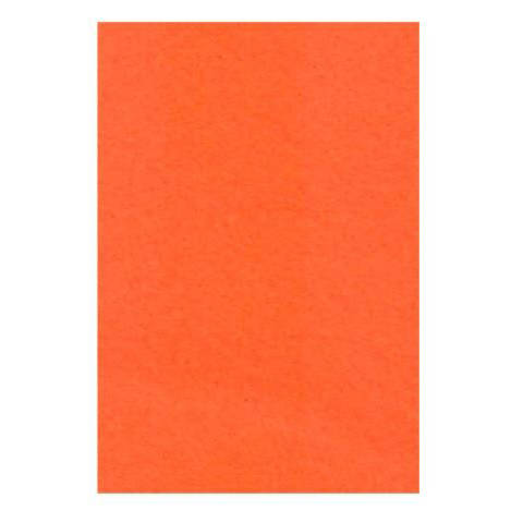 Bastelfilz 100% Polyester A4 Dekofilz Filzplatten Filzstoff 1.5mm, orange 