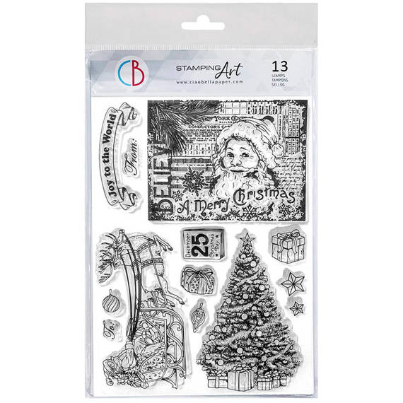 CIAO BELLA - Acrylstempel 15x21 - Believe in christmas Weihnachten