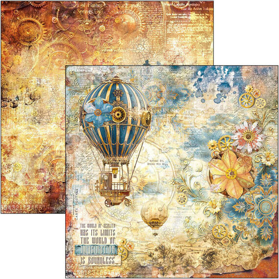 CIAO BELLA Satz 11Stk 30x30cm doppelseitigen Scrapbooking Papier -  Esprit de Voyage