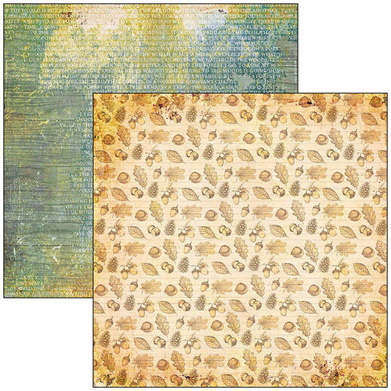 CIAO BELLA Satz 11Stk 30x30cm doppelseitigen Scrapbooking Papier - Into the wild