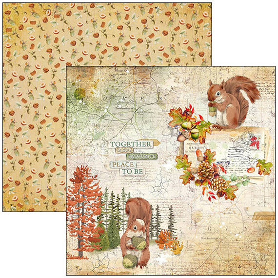 CIAO BELLA Satz 11Stk 30x30cm doppelseitigen Scrapbooking Papier - Into the wild