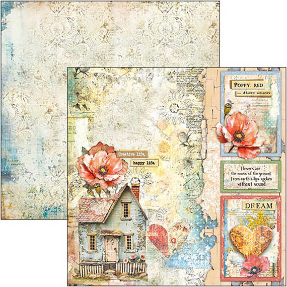 CIAO BELLA Satz 11Stk  doppelseitigen Scrapbooking Papier 30x30cm - Majestic Dream