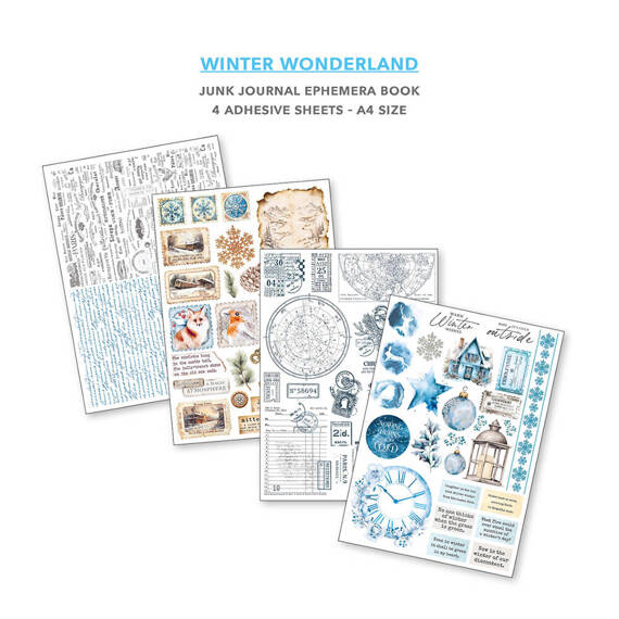 CIAO BELLA Satz 21x30cm doppelseitigen Scrapbooking Papier - Winter Wonderland