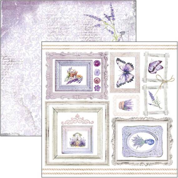 CIAO BELLA Satz 24Stk 15x15cm doppelseitigen Scrapbooking Papier - Morning in Provence