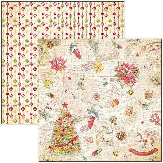 CIAO BELLA Satz 7Stk 30x30cm doppelseitigen Scrapbooking Papier - Dear santa