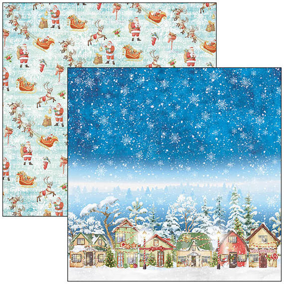 CIAO BELLA Satz 7Stk 30x30cm doppelseitigen Scrapbooking Papier - Dear santa