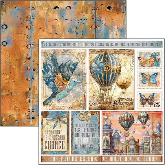 CIAO BELLA Satz 7Stk 30x30cm doppelseitigen Scrapbooking Papier -  Land of The Rising