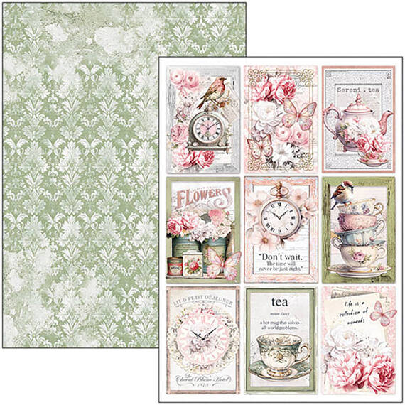 CIAO BELLA Satz 8 Stk doppelseitigen Scrapbooking Papier A4 - Timeless Moments