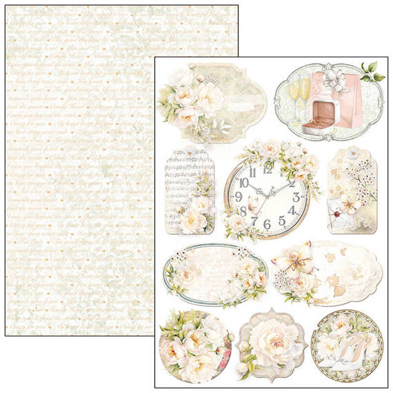 CIAO BELLA Satz 8Stk 21x30cm doppelseitigen Scrapbooking Papier - Always & Forever