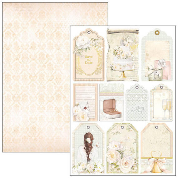 CIAO BELLA Satz 8Stk 21x30cm doppelseitigen Scrapbooking Papier - Always & Forever