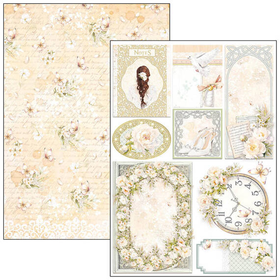 CIAO BELLA Satz 8Stk 21x30cm doppelseitigen Scrapbooking Papier - Always & Forever