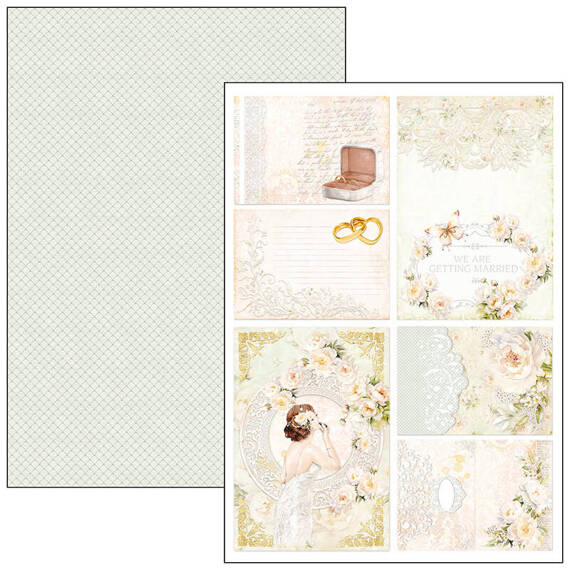 CIAO BELLA Satz 8Stk 21x30cm doppelseitigen Scrapbooking Papier - Always & Forever