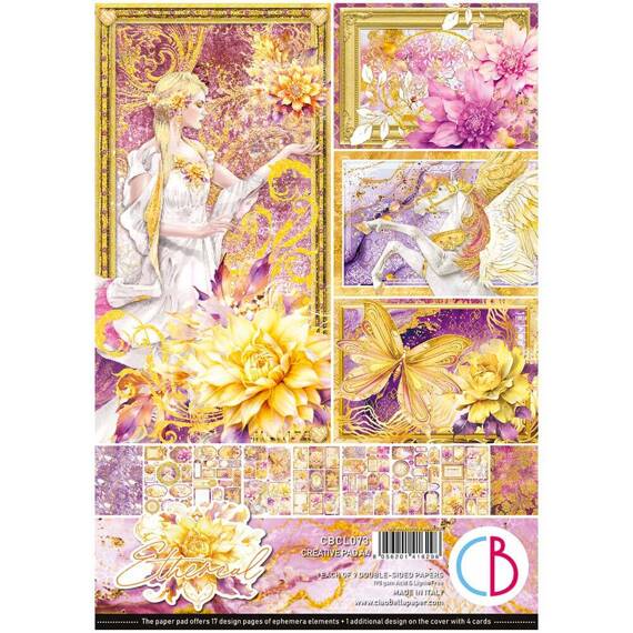 CIAO BELLA Satz 8Stk 21x30cm doppelseitigen Scrapbooking Papier - Ethereal