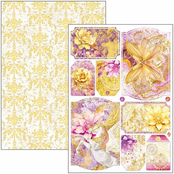 CIAO BELLA Satz 8Stk 21x30cm doppelseitigen Scrapbooking Papier - Ethereal