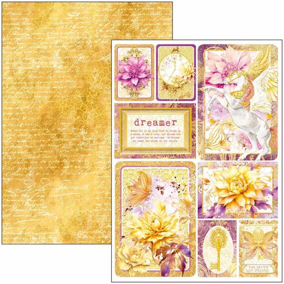 CIAO BELLA Satz 8Stk 21x30cm doppelseitigen Scrapbooking Papier - Ethereal