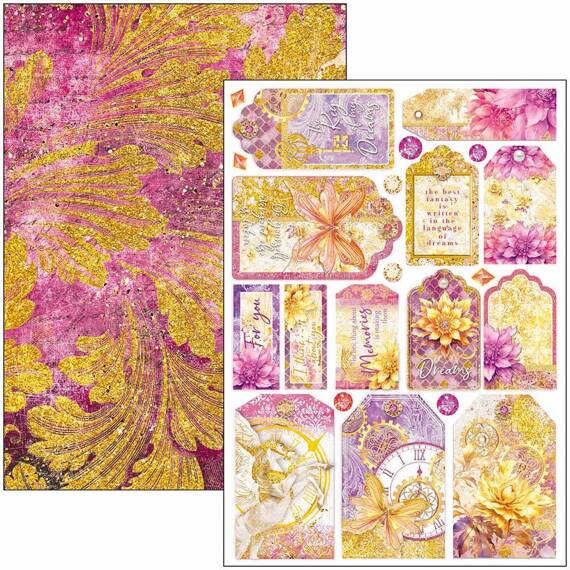 CIAO BELLA Satz 8Stk 21x30cm doppelseitigen Scrapbooking Papier - Ethereal